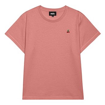 Dalix Womens Lil Cherry Lightweight High Waisted Tee