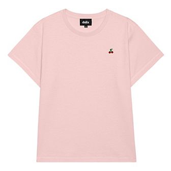 Dalix Womens Lil Cherry Lightweight High Waisted Tee