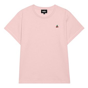 Dalix Womens Lil Cherry Lightweight High Waisted Tee
