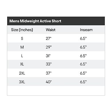 Dalix Mens Astronaut Midweight Active Short