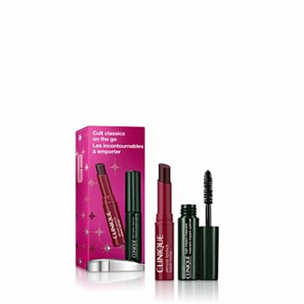 CLINIQUE Cult Classics on the Go: High Impact Mascara + Black Honey Lip Mini Gift Set
