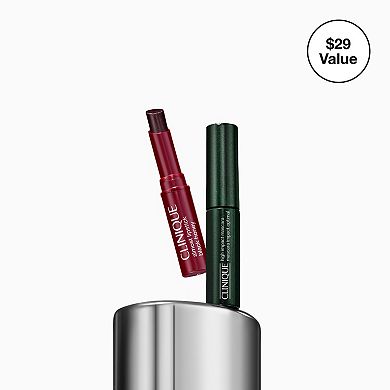 CLINIQUE Cult Classics on the Go: High Impact Mascara + Black Honey Lip Mini Gift Set
