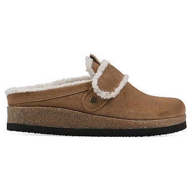 White Mountain Baylen Women's Faux Fur Lined Slip-On Clogs