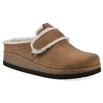 White Mountain Baylen Women's Faux Fur Lined Slip-On Clogs