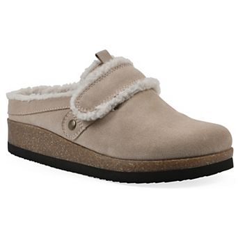 White Mountain Baylen Women's Faux Fur Lined Slip-On Clogs