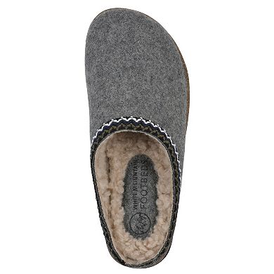 White Mountain Bundle Up Women's Faux Fur Lined Clogs