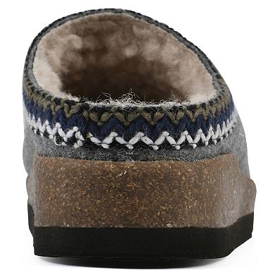 White Mountain Bundle Up Women's Faux Fur Lined Clogs