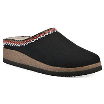 White Mountain Bundle Up Women's Faux Fur Lined Clogs