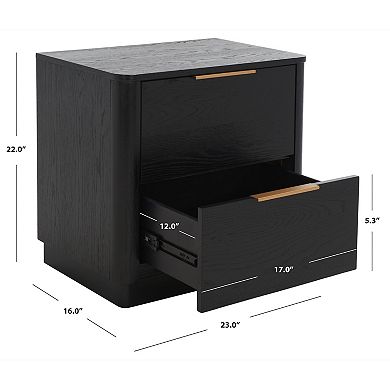 Safavieh Gabrietta 2-Drawer Nightstand