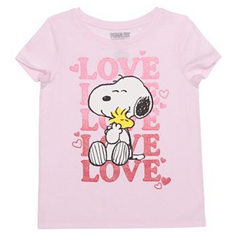 Girls 4-12 Jumping Beans® Peanuts Snoopy Love Graphic Tee