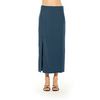 Women's ALEXIA ADMOR Midi Skirt With Side Slit