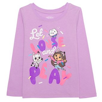 Baby & Toddler Jumping Beans® Gabby's Dollhouse "Let Loose and Play" Long Sleeve Graphic Tee