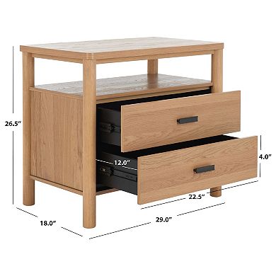 Safavieh Jaylessa 2-Drawer Nightstand