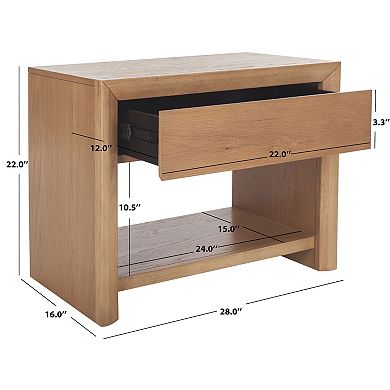 Safavieh Darnell 1-Drawer Nightstand