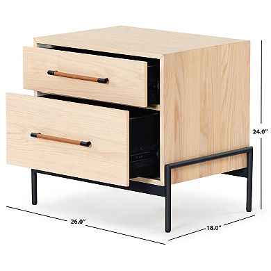 Safavieh Chandri 2-Drawer Nightstand