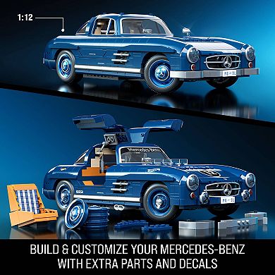 Mega Bloks Brick Shop Mercedes-Benz 300 SL Building Kit (1600 Pieces)
