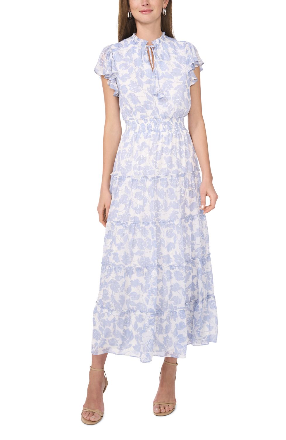 Женские платья MSK Smocked Waist Tiered Maxi Dress