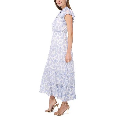 Women's MSK Smocked Waist Tiered Maxi Dress