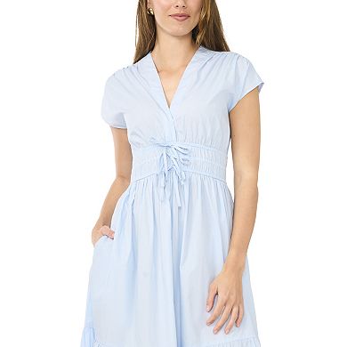 Women's MSK V-Neck Multi-Tie Maxi Dress