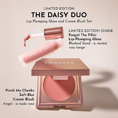 The Dreamy Daisy Lip-Plumping Gloss and Cream Blush Set
