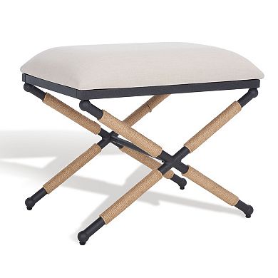 Safavieh Carmelo Upholstered Ottoman
