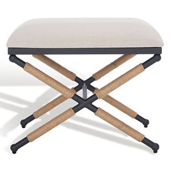 Safavieh Carmelo Upholstered Ottoman