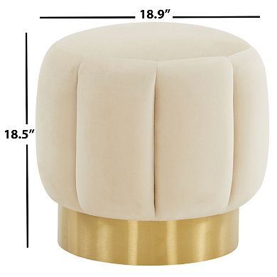 Safavieh Maxine Upholstered Ottoman