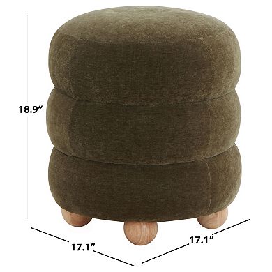 Safavieh Cecelia Upholstered Ottoman