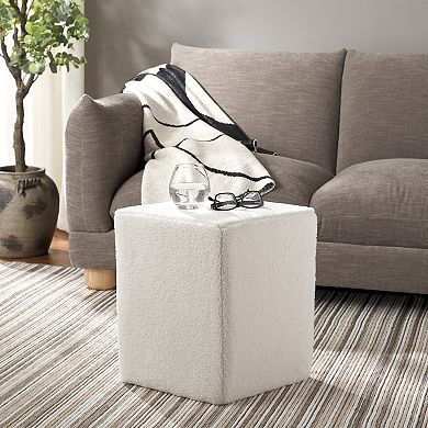 Safavieh Cierra Upholstered Cube Ottoman