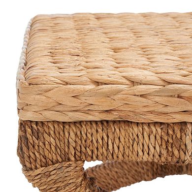 Safavieh Caycee Woven Coffee Table with X-Base Design