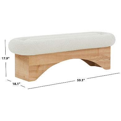 Safavieh Carsen Upholstered Entryway Bench