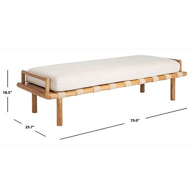 Safavieh Constantine Upholstered Entryway Bench