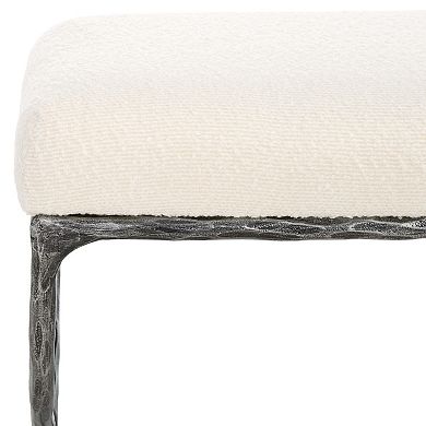 Safavieh Janeen Upholstered Metal Frame Bench
