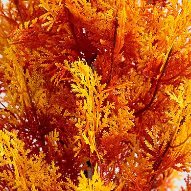 Nearly Natural 4-ft. UV Resistant Artificial Fall Cedar Tree