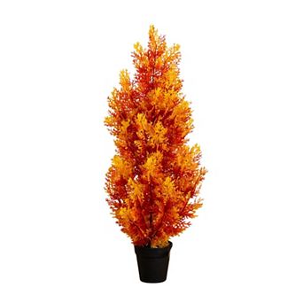 Nearly Natural 3-ft. UV Resistant Indoor / Outdoor Artificial Cedar Tree