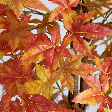 Nearly Natural 8-ft. Artificial Autumn Deluxe Maple Tree