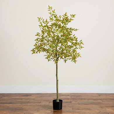 nearly natural 5-ft. Artificial Autumn Nandina Tree