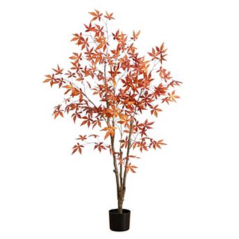 nearly natural 5-ft. Artificial Japanese Maple Fall Tree