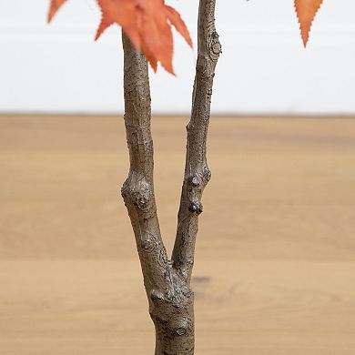nearly natural 4-ft. Artificial Japanese Maple Fall Tree