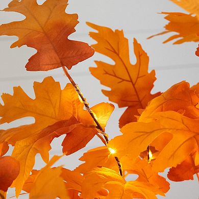 nearly natural 5-ft. Pre-Lit Artificial Autumn Maple Tree with 240 LED Lights
