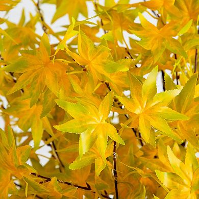nearly natural 5-ft. Pre-Lit Artificial Autumn Maple Tree with 250 LED Lights
