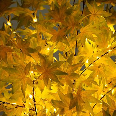 nearly natural 5-ft. Pre-Lit Artificial Autumn Maple Tree with 250 LED Lights