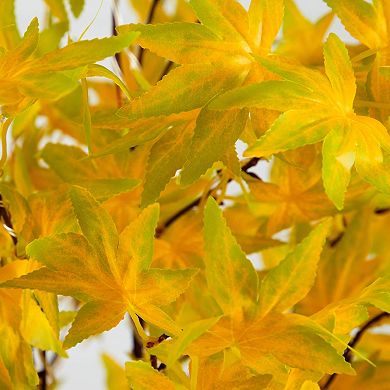 nearly natural 4-ft. Pre-Lit Artificial Autumn Maple Tree with 150 LED Lights