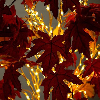 nearly natural 6-ft. Pre-Lit Artificial Weeping Maple Tree with 300 LED Lights