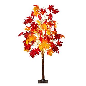 nearly natural 5-ft. Pre-Lit Artificial Weeping Maple Tree with 240 LED Lights