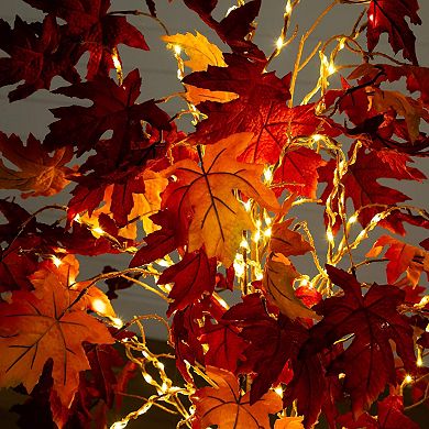 nearly natural 5-ft. Pre-Lit Artificial Weeping Maple Tree with 240 LED Lights