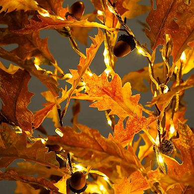 nearly natural 5-ft. Pre-Lit Artificial Autumn Maple Tree with 240 LED Lights