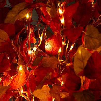 nearly natural 5-ft. Pre-Lit Artificial Fall Tree with 200 LED Lights