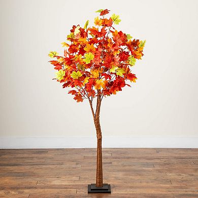 nearly natural 5-ft. Pre-Lit Artificial Maple Tree with 270 LED Lights