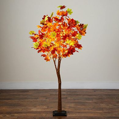 nearly natural 5-ft. Pre-Lit Artificial Maple Tree with 270 LED Lights